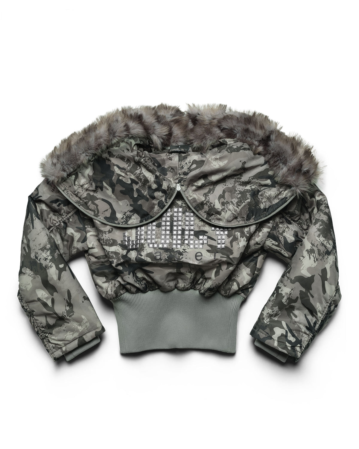 Juicy x Racer Camo Fitted Bomber
