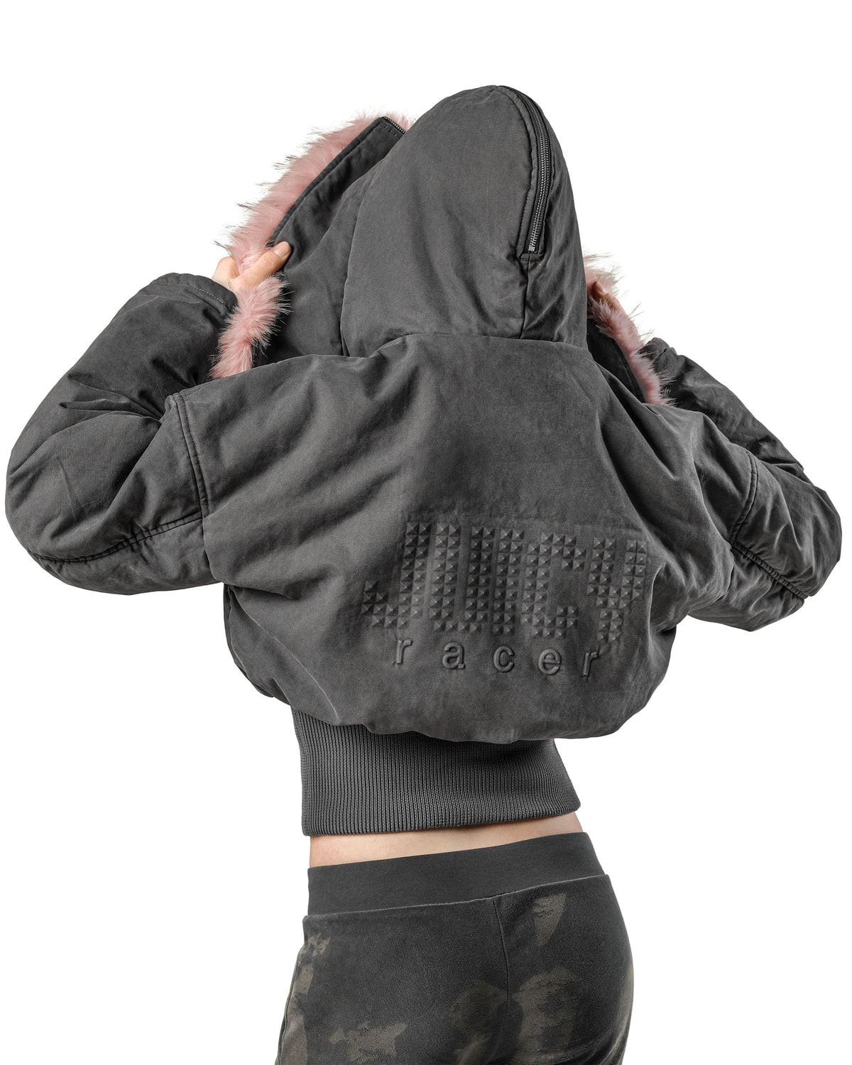 Juicy x Racer Washed Fitted Bomber