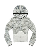 Juicy x Racer Camo Velour Hoodie