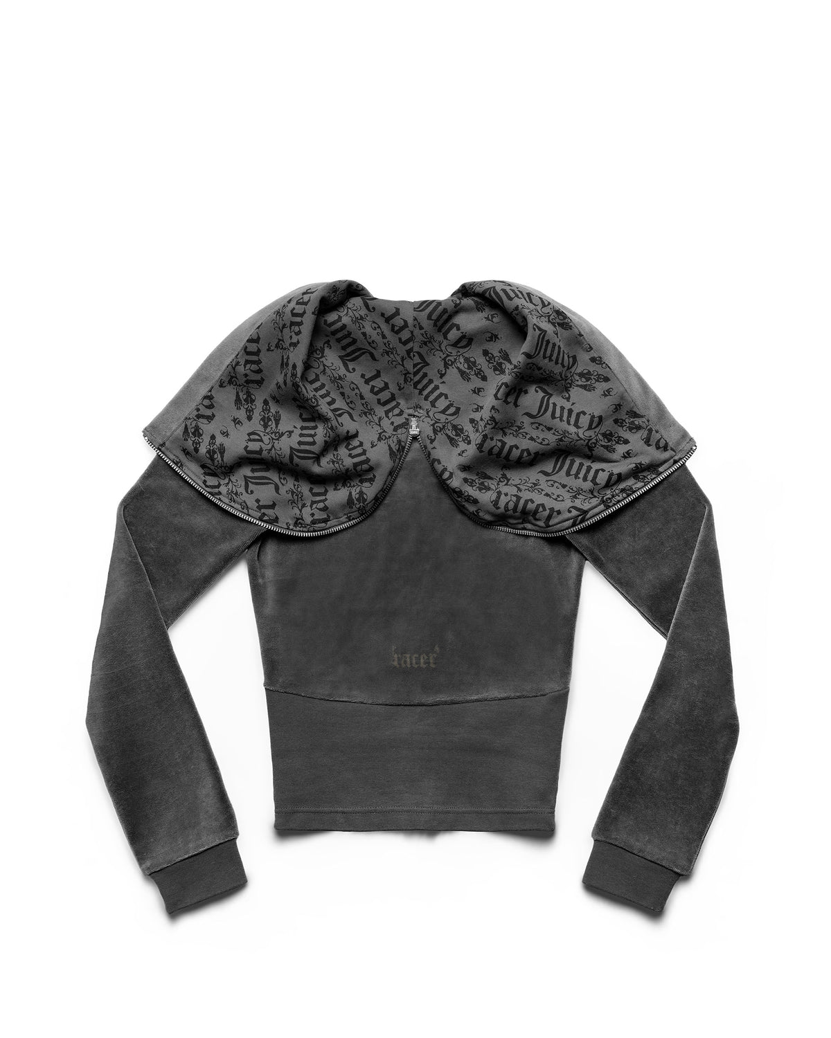 Juicy x Racer Dark Velour Hoodie