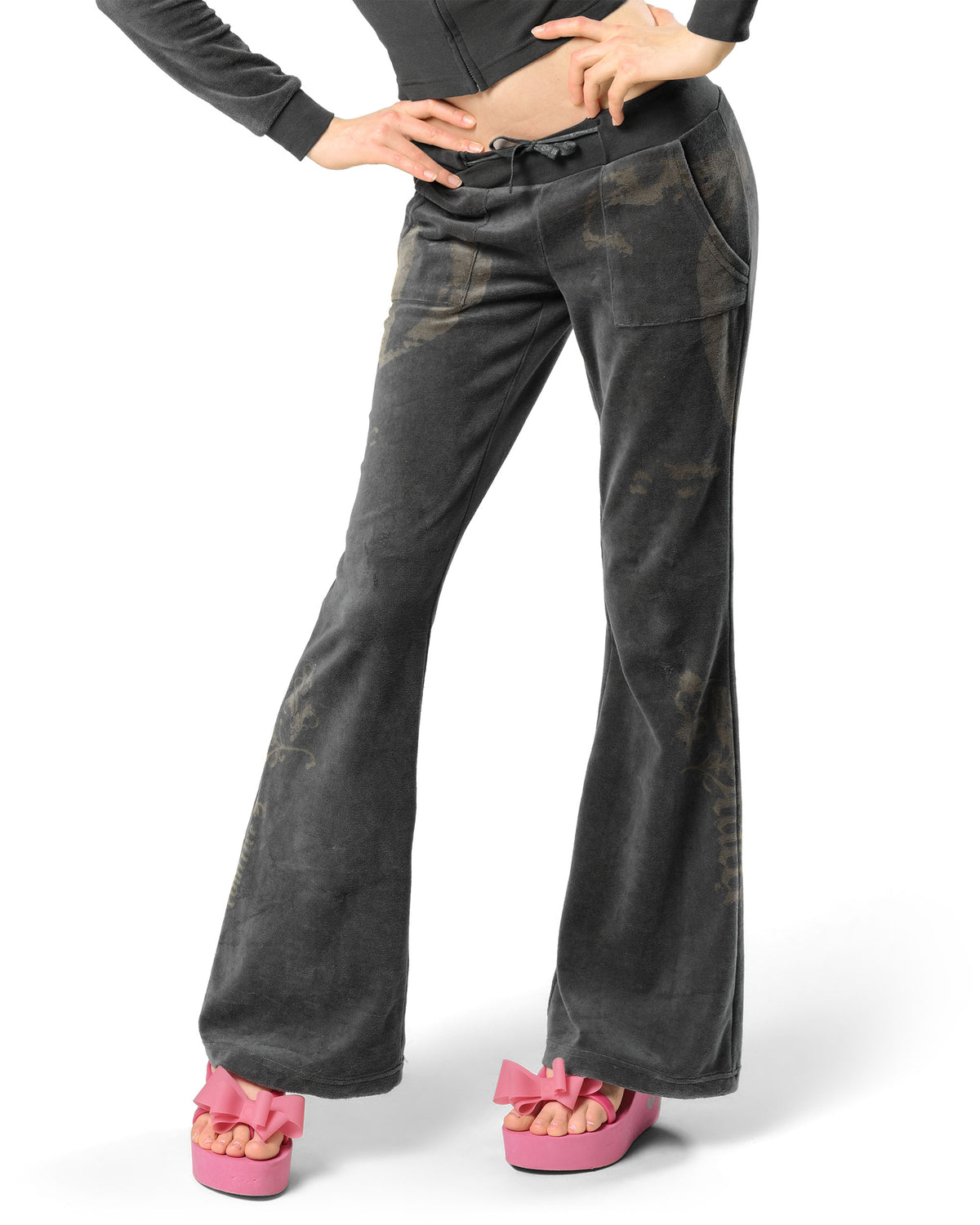 Juicy x Racer Dark Velour Pants