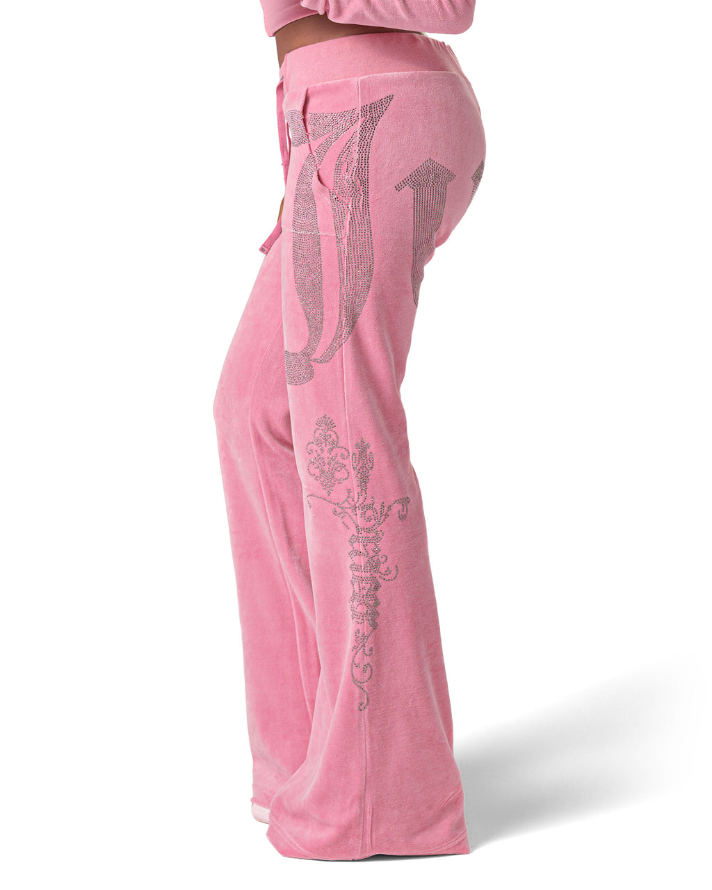 Juicy x Racer Pink Velour Pants