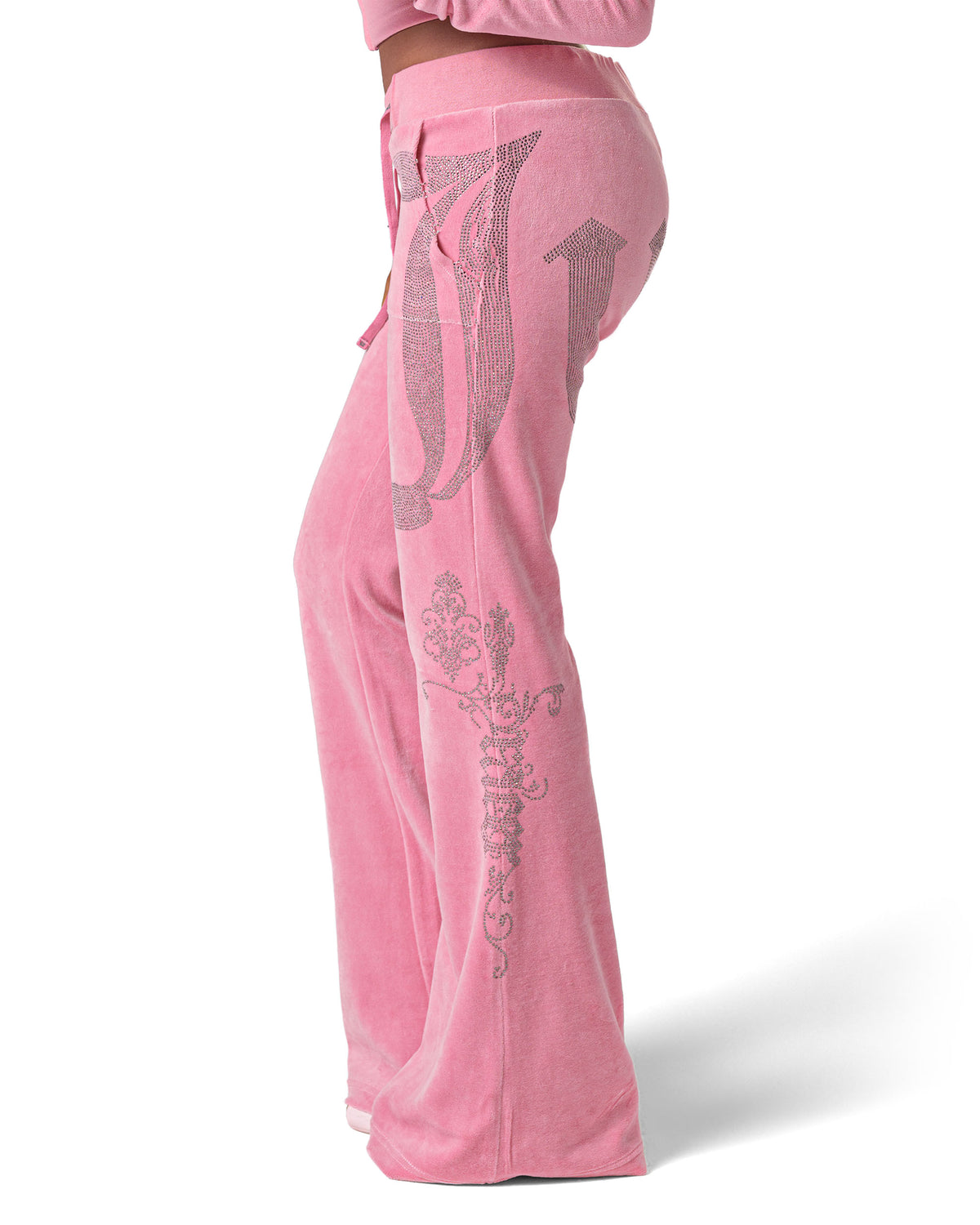 Juicy x Racer Pink Velour Pants