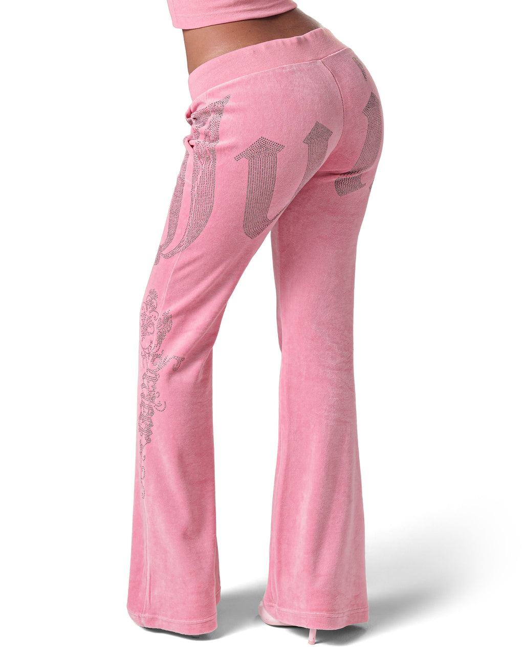 Juicy x Racer Pink Velour Pants