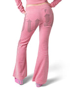 Juicy x Racer Pink Velour Pants