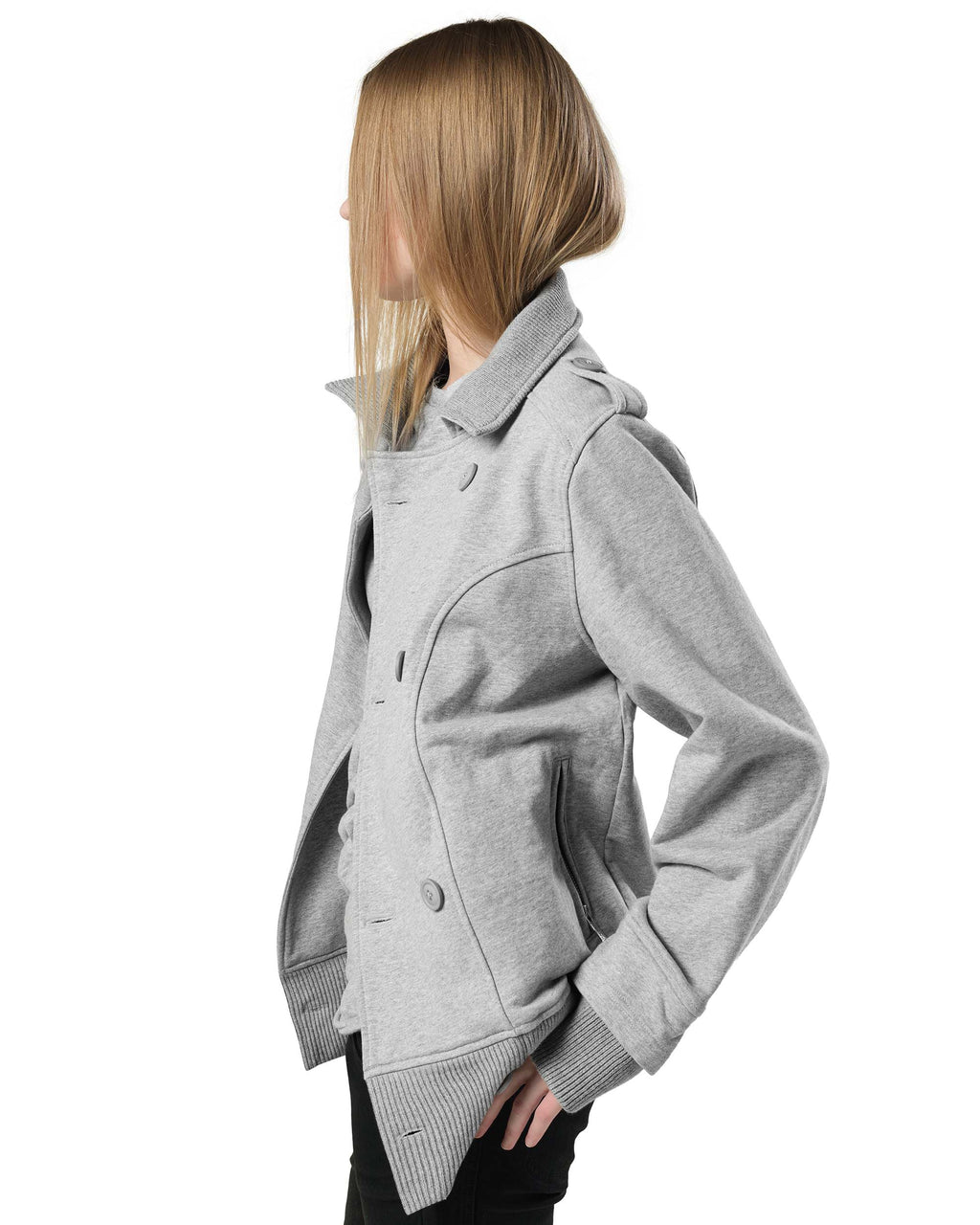 Grey Jersey Jacket
