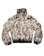 Snow Lynx Fur Bomber