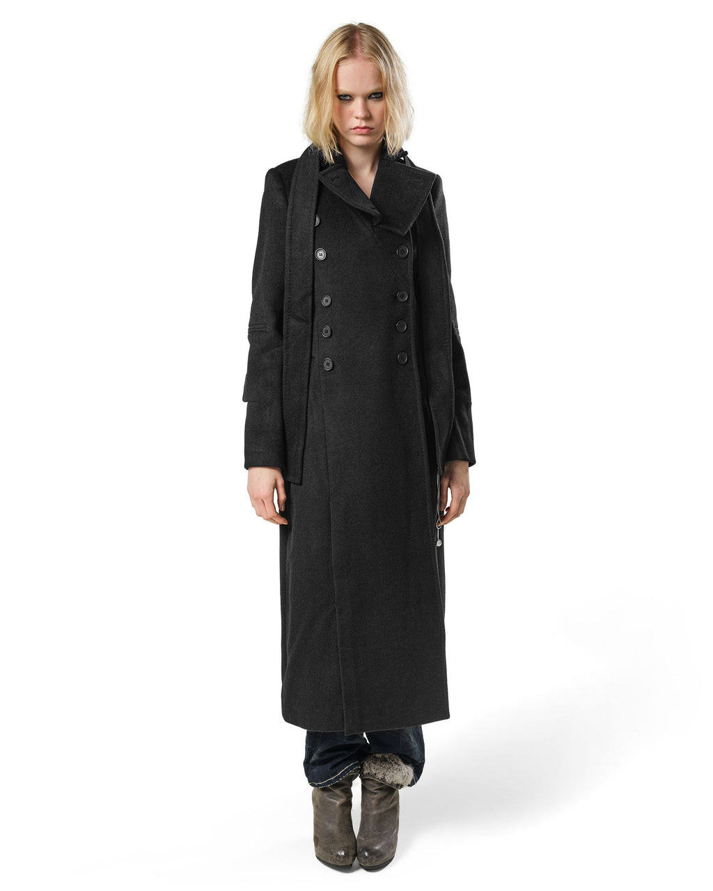 Long Fine Wool Coat