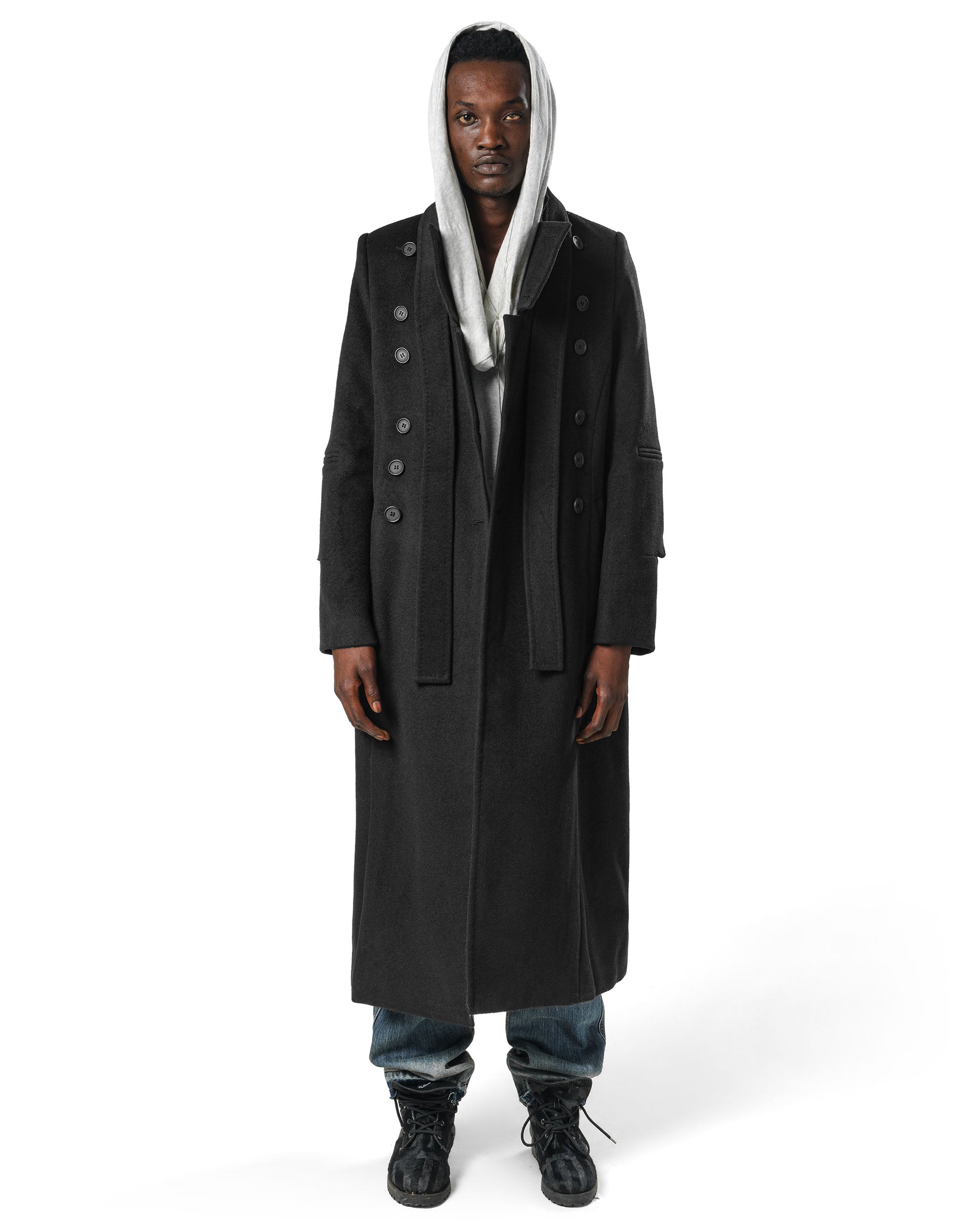 Long Fine Wool Coat