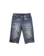 Long Denim Shorts