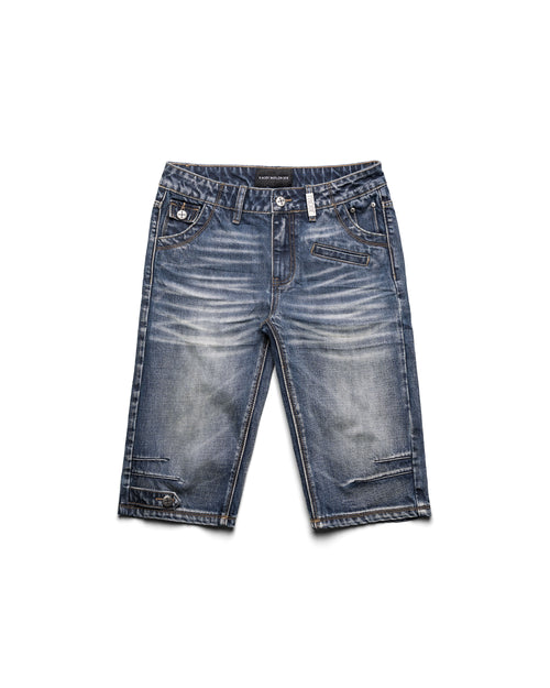 Long Denim Shorts