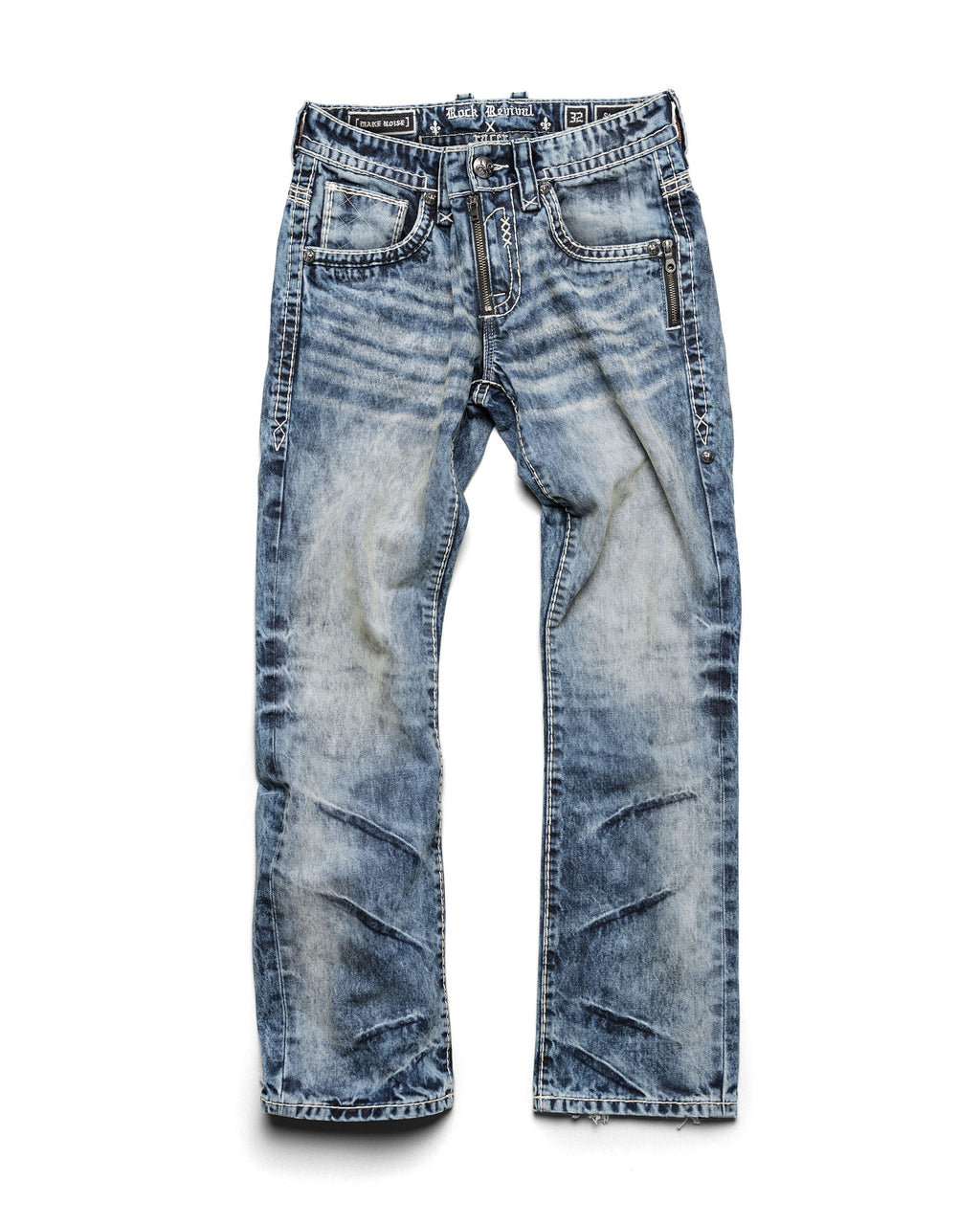 Rock Revival Bleach Slim Denim