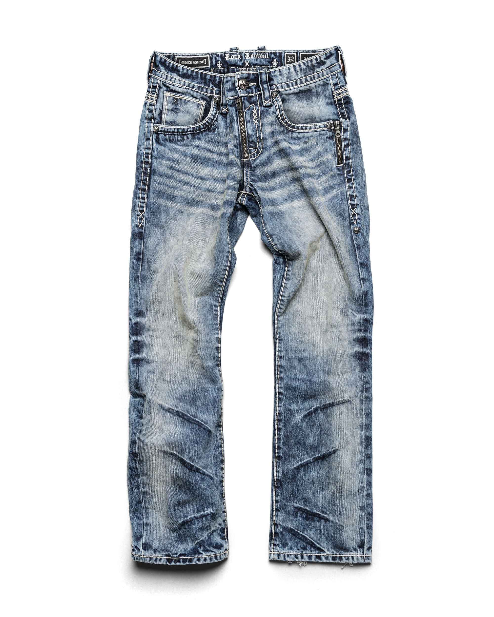 Rock Revival Bleach Slim Denim