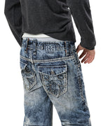 Rock Revival Bleach Slim Denim