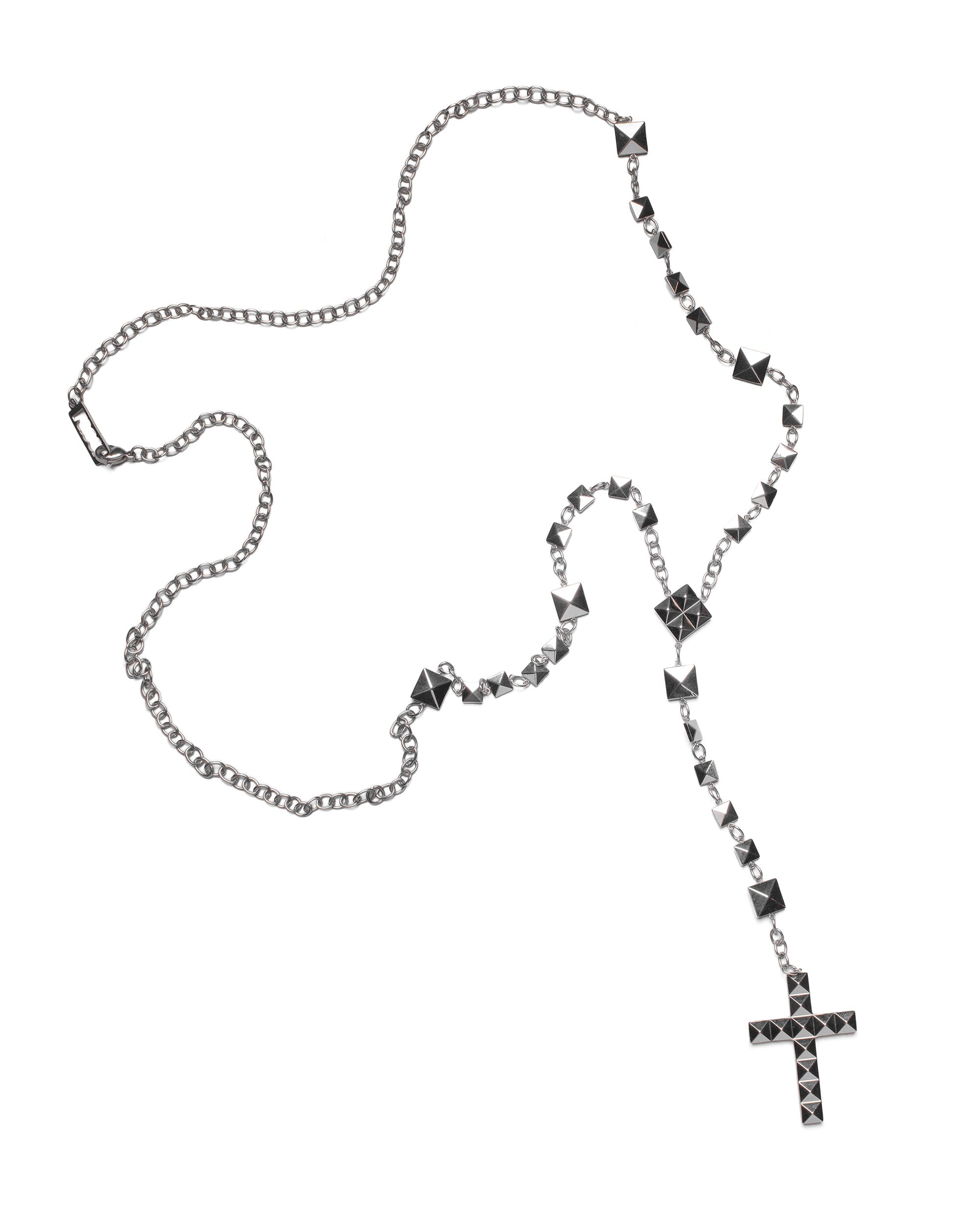 Pyramid Rosary Necklace