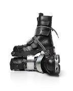 Racer x New Rock Black Boot