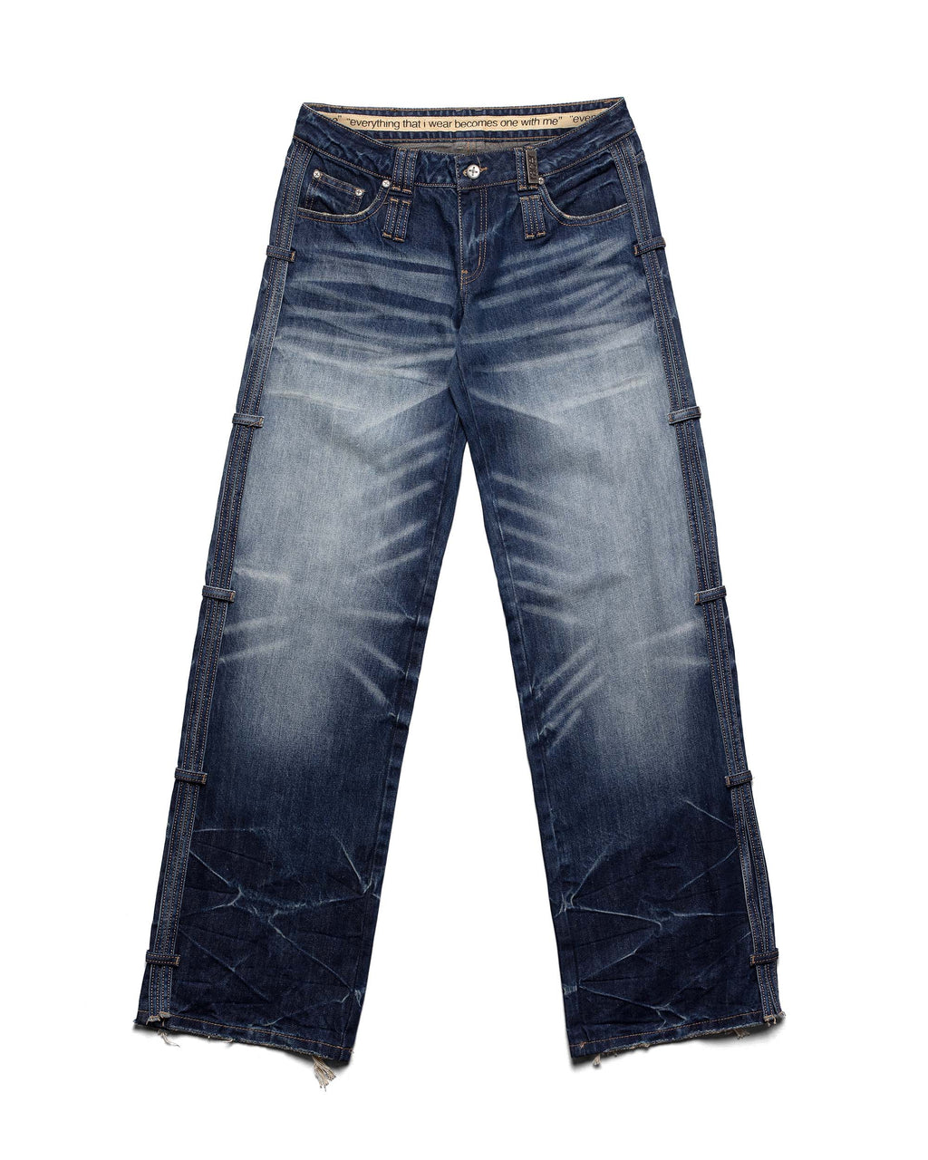 Dark Blue Transformer Track Denim