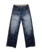 Dark Blue Transformer Track Denim