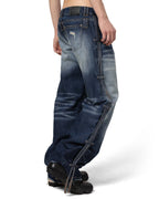 Dark Blue Transformer Track Denim