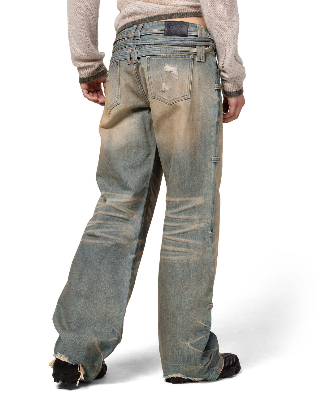 Light Blue Transformer Track Denim