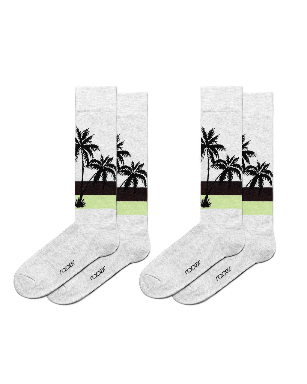 Palm Tree Socks 2 Pack