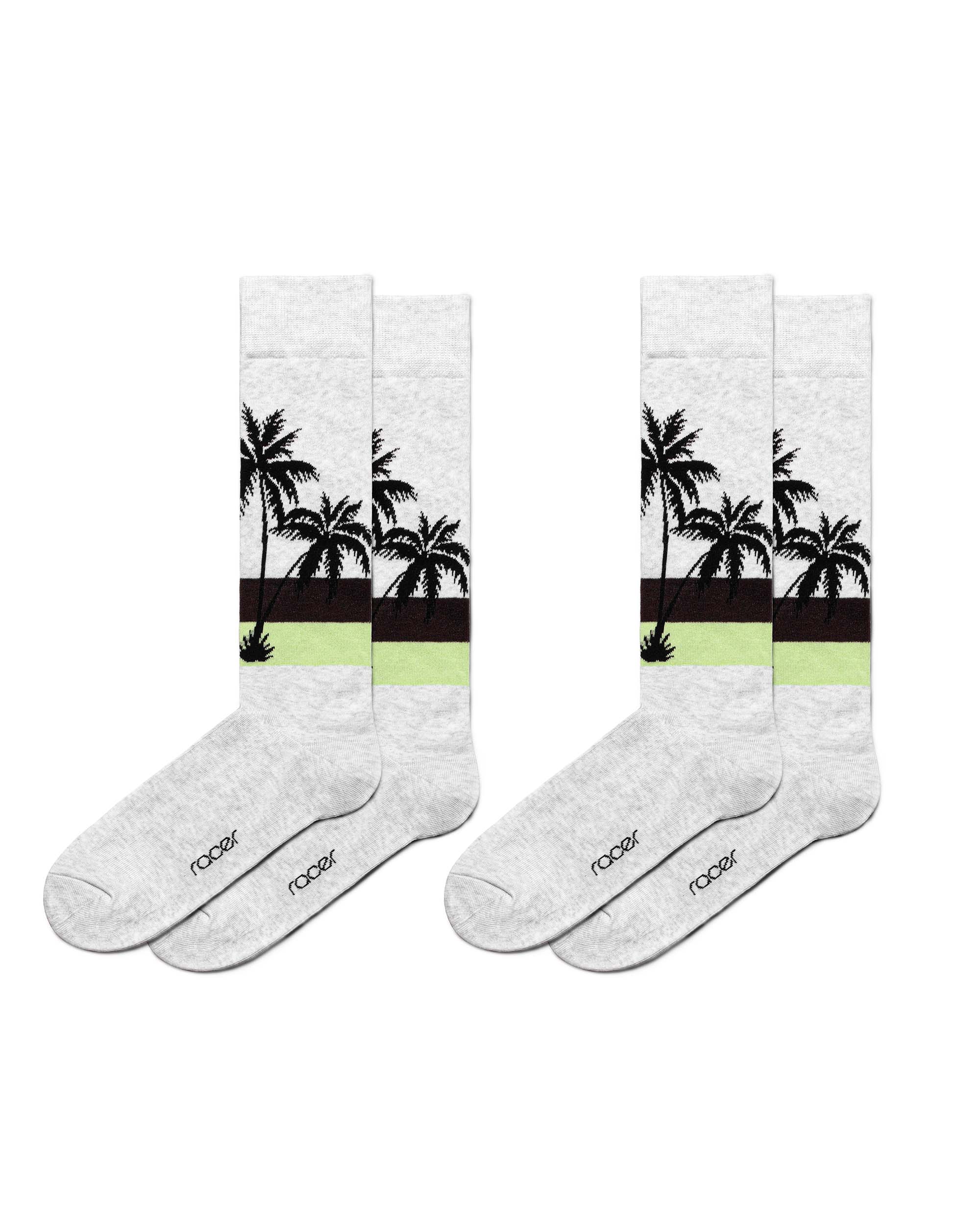 Palm Tree Socks 2 Pack