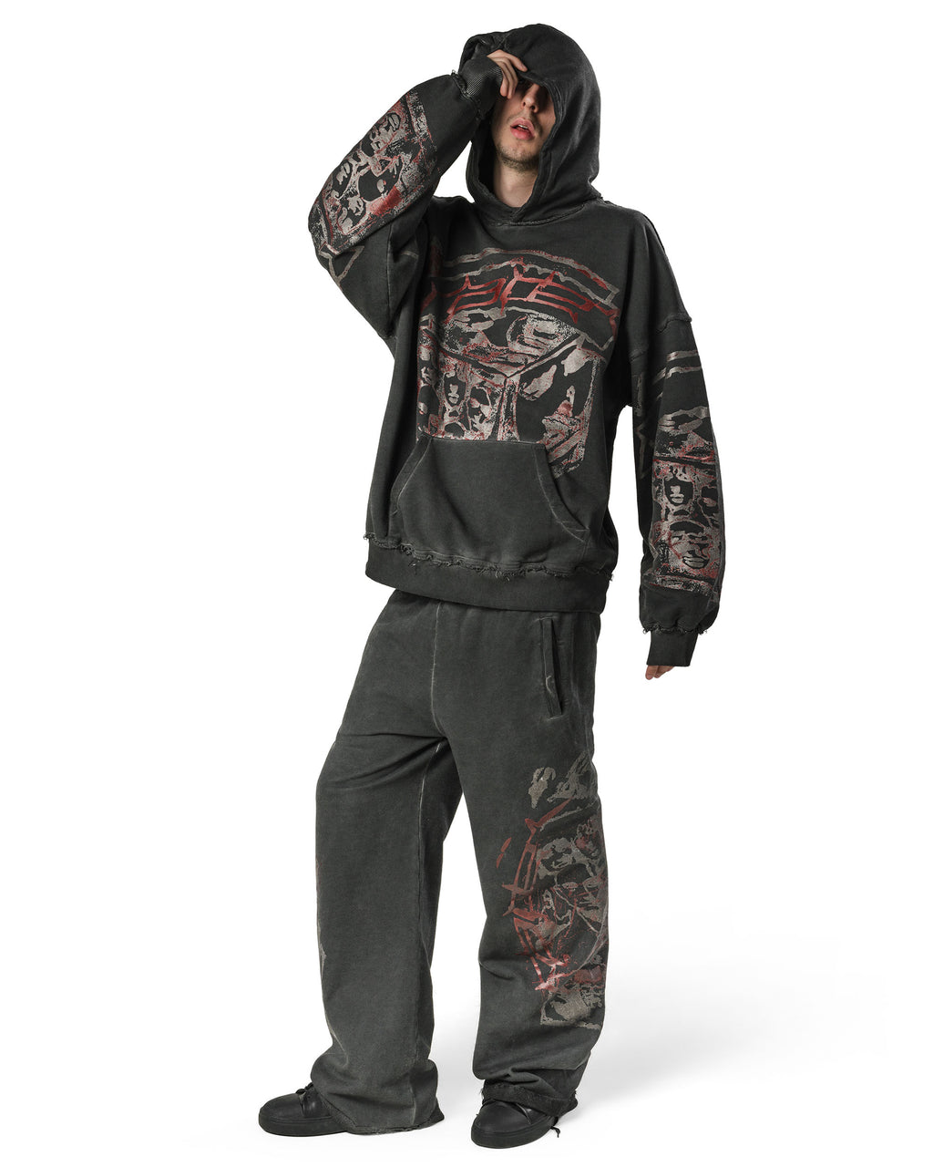 RED Bootcut Sweatpants