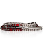Red Split Button Belt