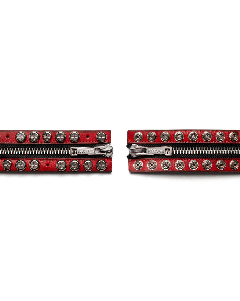 Red Split Button Belt