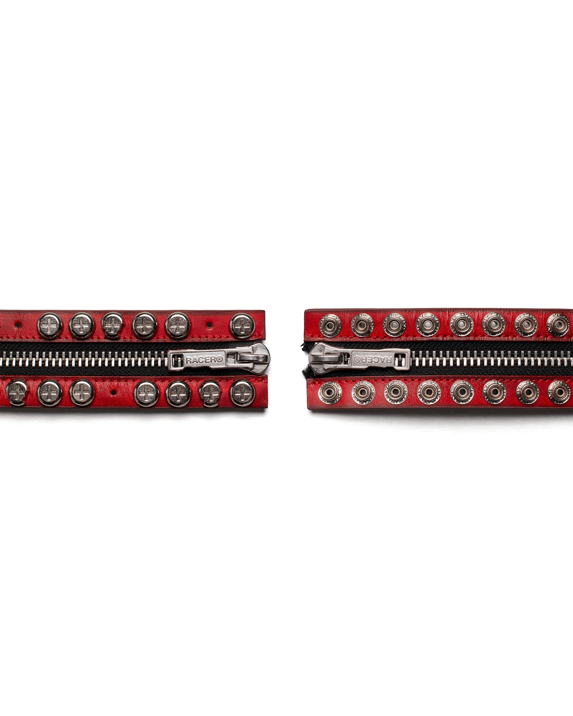 Red Split Button Belt