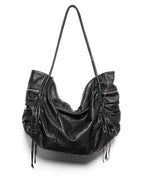Oversized Carryall Leather Bag