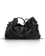 Oversized Carryall Leather Bag