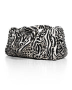 Zebra Studded Leather Bag