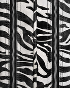 Zebra Studded Leather Bag