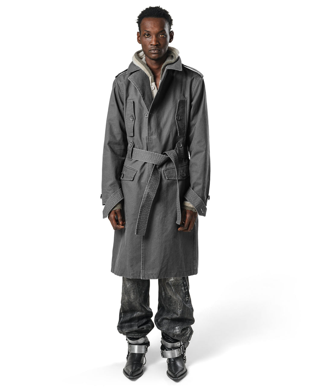 Washed Trench Coat
