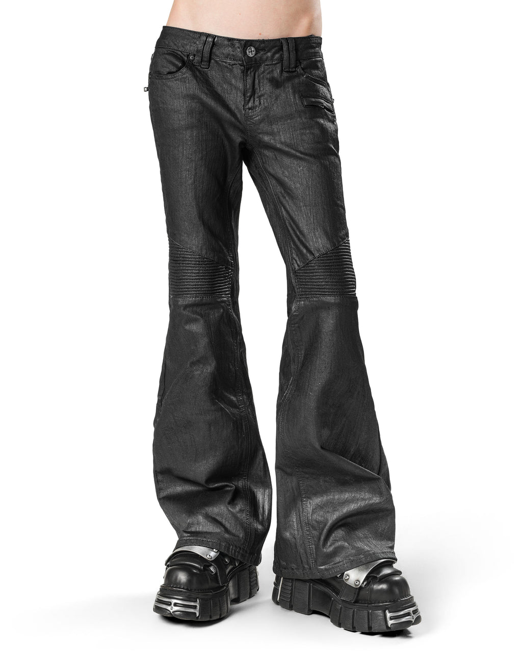 Wax Flared Denim