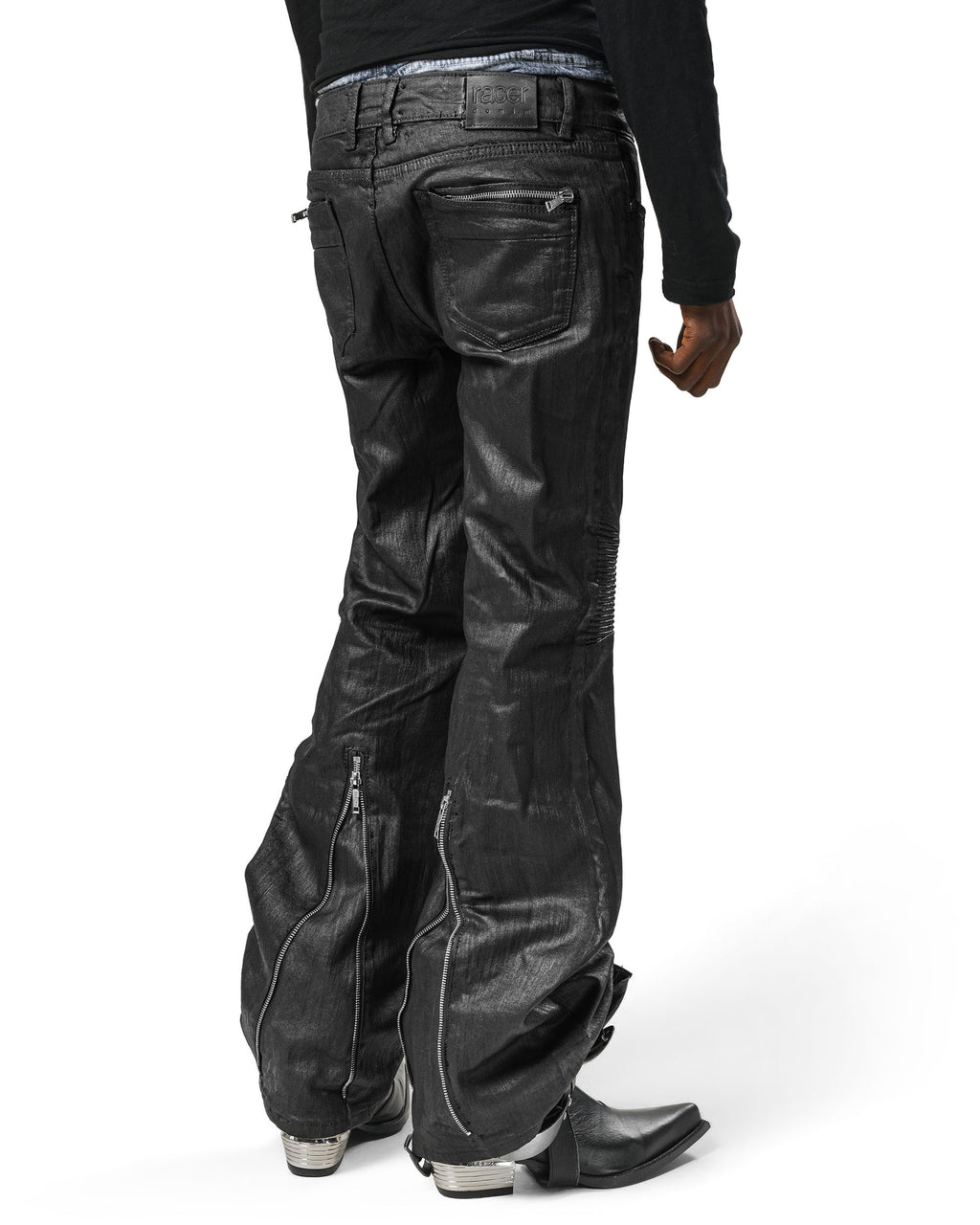 Wax Flared Denim