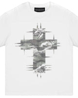 White Camo Cross T-shirt