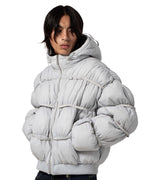 Grey Puffer Jacket X