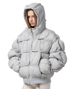 Grey Puffer Jacket X