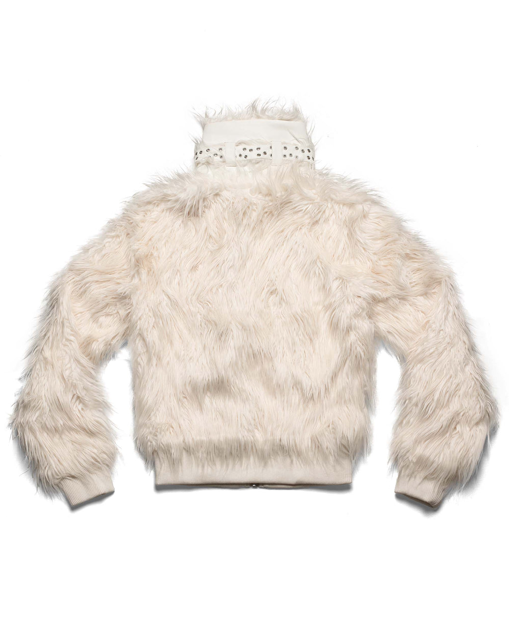 Tundra White Fur Bomber