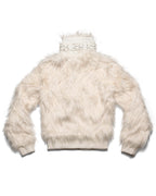 Tundra White Fur Bomber