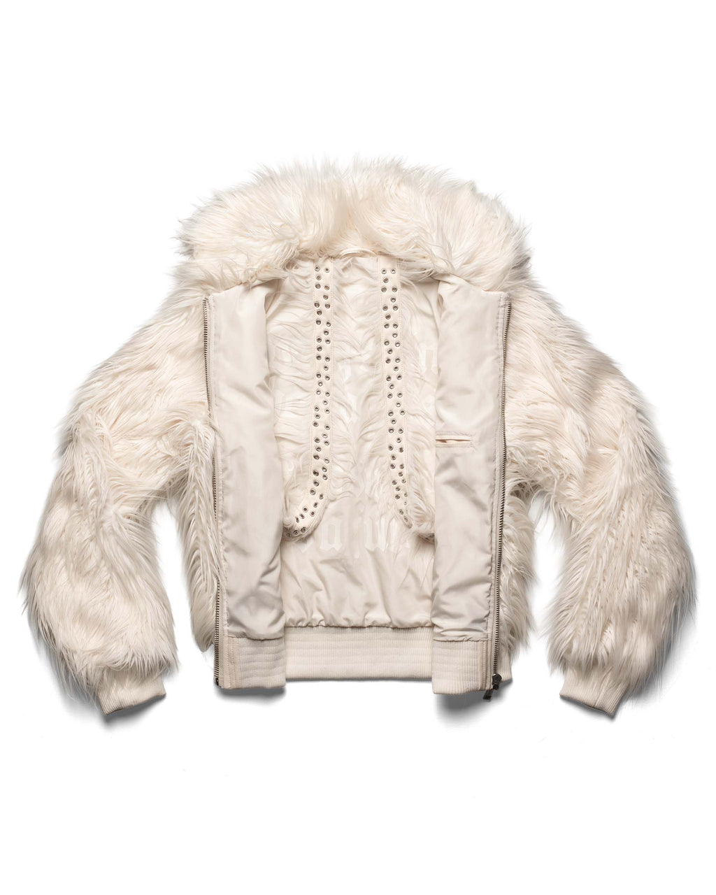 Tundra White Fur Bomber