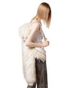 Tundra White Fur Bomber