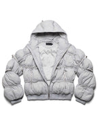 Grey Puffer Jacket X