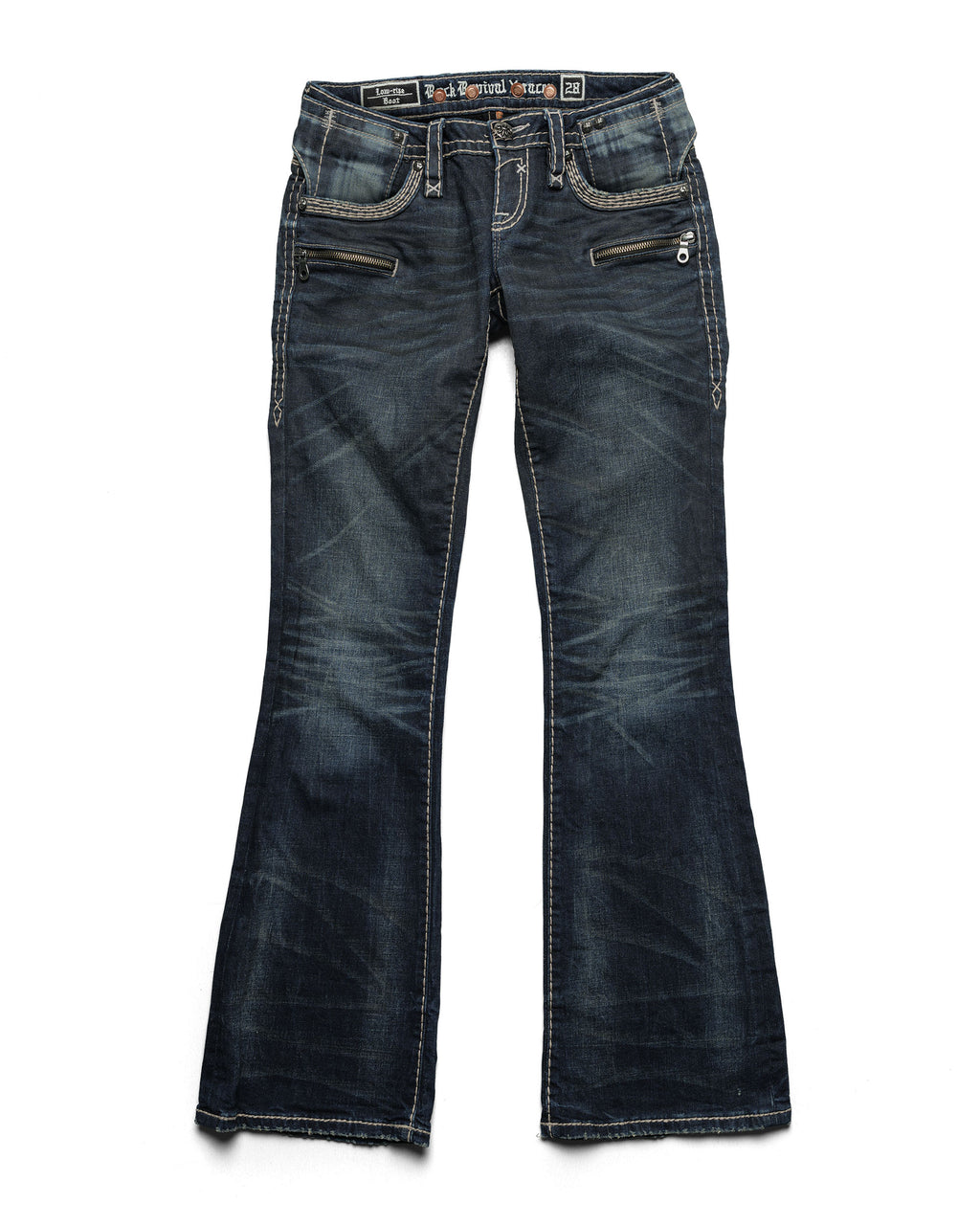 Rock Revival Women's Coated Bootcut Denim