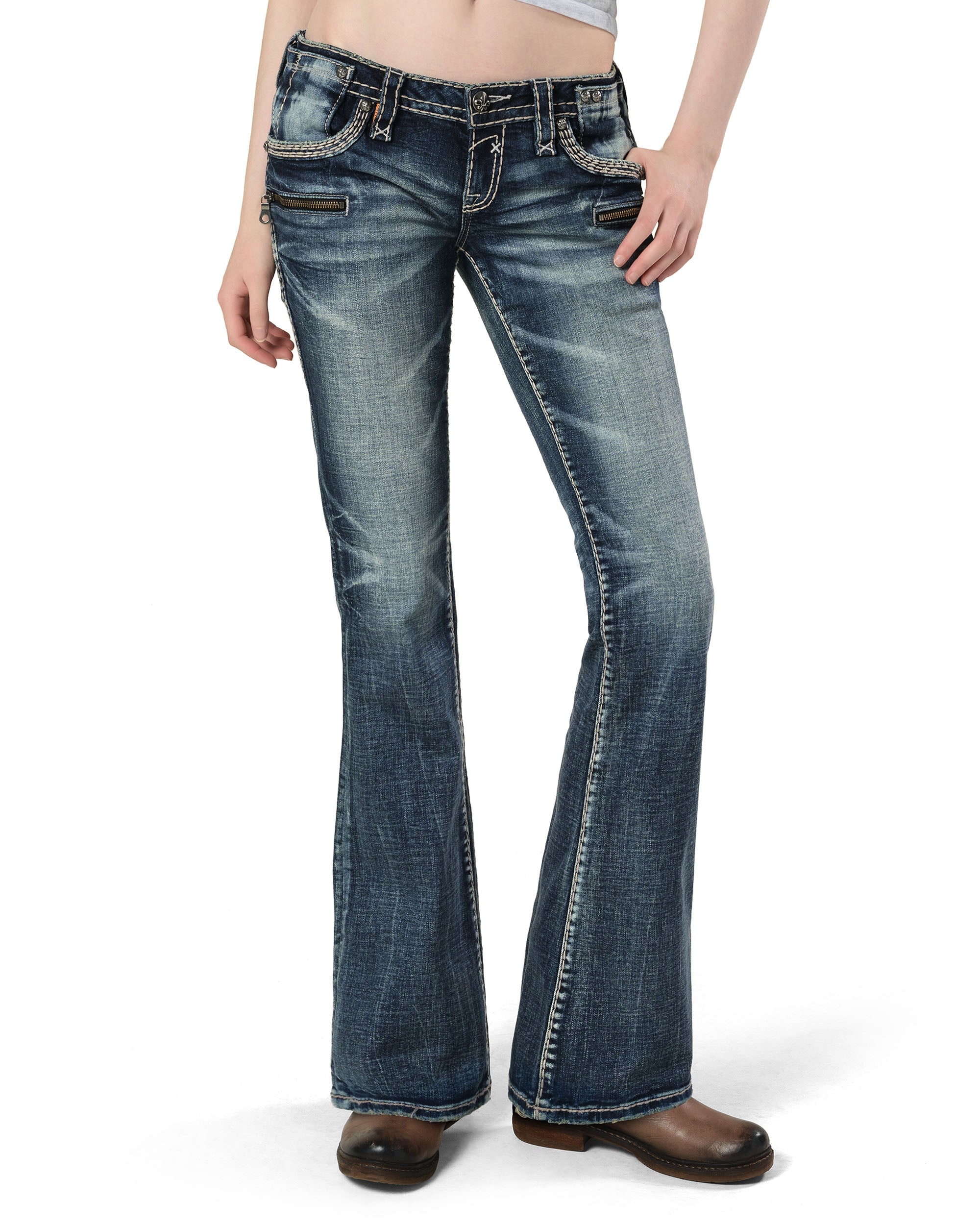 Rock Revival Women's Light Bootcut Denim