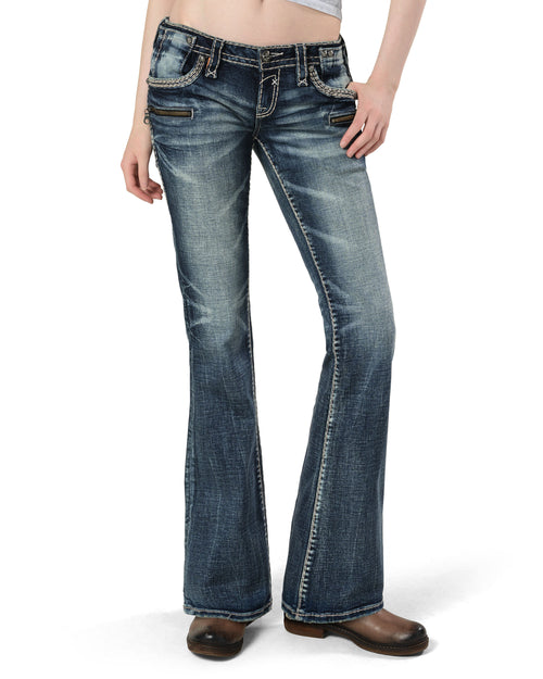 Rock Revival Women's Light Bootcut Denim