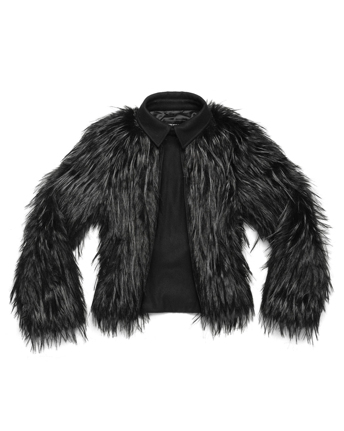 Wool Fur Hybrid Jacket