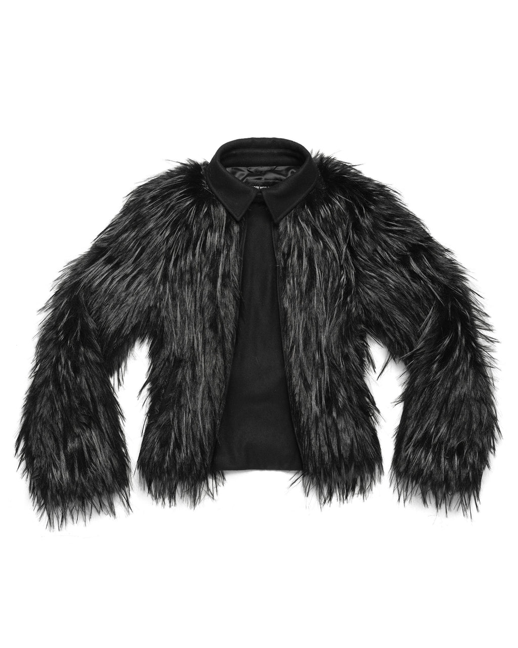 Wool Fur Hybrid Jacket